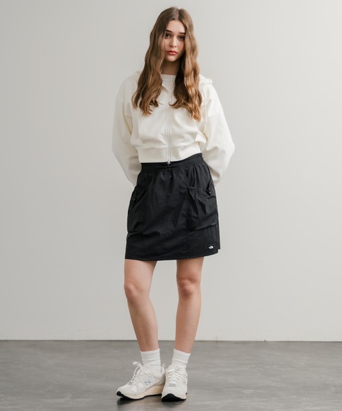 THE NORTH FACE(ザノースフェイス)の「THE NORTH FACE ザ・ノースフェイス W'S OBED SKIRT インパン付き台形カーゴミニスカート(スカート・レディース・ブラウン/カーキ/ブラック・L/M/S)」の6枚目の写真