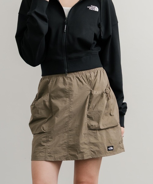 THE NORTH FACE(ザノースフェイス)の「THE NORTH FACE ザ・ノースフェイス W'S OBED SKIRT インパン付き台形カーゴミニスカート(スカート・レディース・ブラウン/カーキ/ブラック・L/M/S)」の8枚目の写真