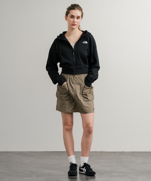 THE NORTH FACE(ザノースフェイス)の「THE NORTH FACE ザ・ノースフェイス W'S OBED SKIRT インパン付き台形カーゴミニスカート(スカート・レディース・ブラウン/カーキ/ブラック・L/M/S)」の10枚目の写真