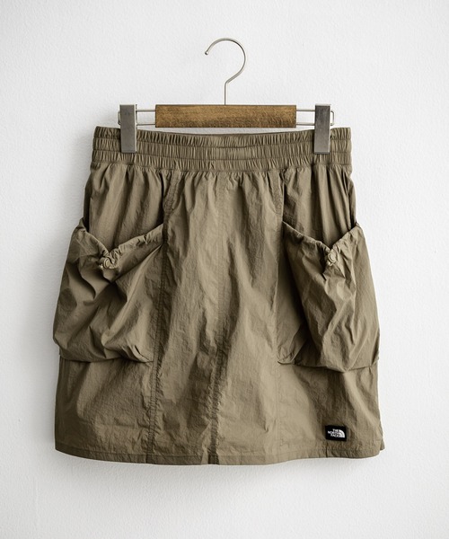 THE NORTH FACE(ザノースフェイス)の「THE NORTH FACE ザ・ノースフェイス W'S OBED SKIRT インパン付き台形カーゴミニスカート(スカート・レディース・ブラウン/カーキ/ブラック・L/M/S)」の16枚目の写真
