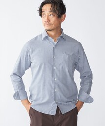 SHIPS: SMOOTH TEX ワイドカラー シャツ