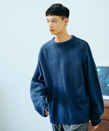 TOWNCRAFT（タウンクラフト）の「TOWNCRAFT / タウンクラフト SOLID SHAGGY CREW SWEATER 無地 ソリッド シャギー クルーセーター モヘアタッチ（ニット/セーター）」