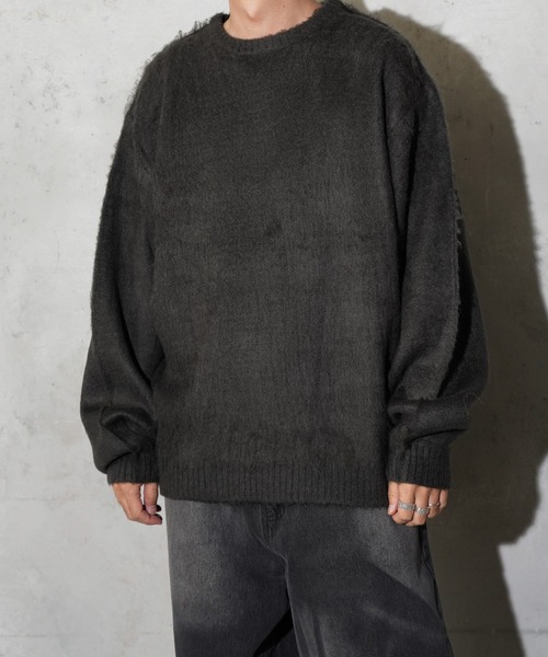 TOWNCRAFT / タウンクラフト SOLID SHAGGY CREW SWEATER 無地 ソリッド