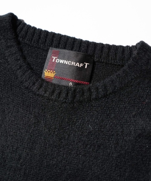 TOWNCRAFT（タウンクラフト）の「TOWNCRAFT / タウンクラフト SOLID SHAGGY CREW SWEATER 無地 ソリッド シャギー クルーセーター モヘアタッチ（ニット/セーター・メンズ・ブラック/チャコールグレー/ヘザーグレー/グリーン/ネイビー/ピンク・X-SMALL/SMALL/MEDIUM/LARGE）」の22枚目の写真
