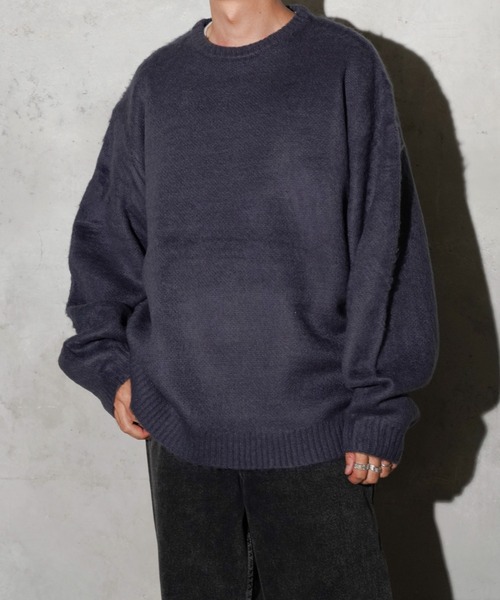 TOWNCRAFT / タウンクラフト SOLID SHAGGY CREW SWEATER 無地 ソリッド