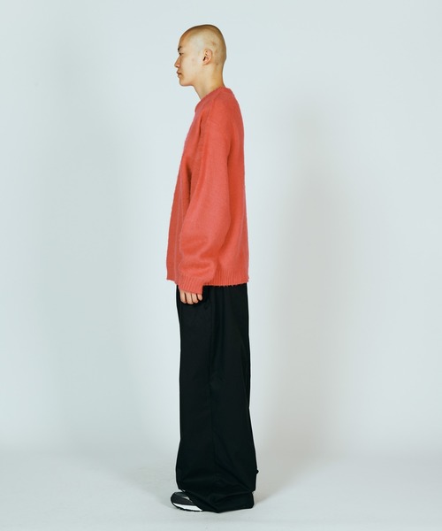 TOWNCRAFT（タウンクラフト）の「TOWNCRAFT / タウンクラフト SOLID SHAGGY CREW SWEATER 無地 ソリッド シャギー クルーセーター モヘアタッチ（ニット/セーター・メンズ・ブラック/チャコールグレー/ヘザーグレー/グリーン/ネイビー/ピンク・X-SMALL/SMALL/MEDIUM/LARGE）」の16枚目の写真