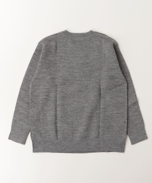 A BATHING APE（アベイシングエイプ）の「BABY MILO KNIT SWEATER（ニット/セーター・キッズ・グレー/ブルー・110/100/140/130/120）」の7枚目の写真