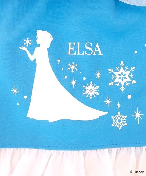 Disney(ディズニー)の「『アナと雪の女王』「エルサ」 キッズ キャラクタードレス 長袖 ルームウェア(ルームウェア/パジャマ・キッズ・ブルー・100/110/120/130)」の12枚目の写真