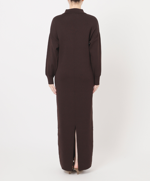 追加》ポロシャツニットワンピース（ワンピース）｜NOBLE（ノーブル