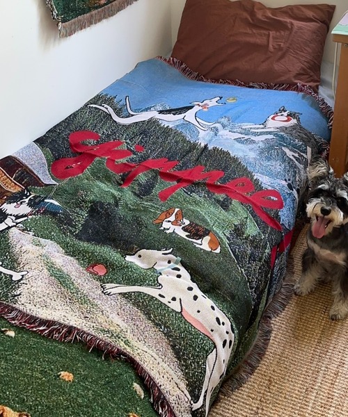 Dog Paradise Tapestry Blanket（ブランケット）｜Made in I（メイド