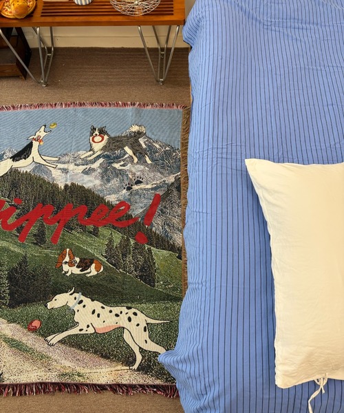 Made in I（メイドインアイ）の「Dog Paradise Tapestry Blanket（ブランケット・レディース・ブルー系その他/グリーン系その他・FREE）」の9枚目の写真