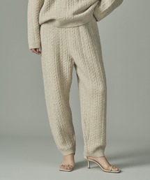 Curensology | Curensology(カレンソロジー)/シャギーケーブルニットパンツ(その他パンツ)