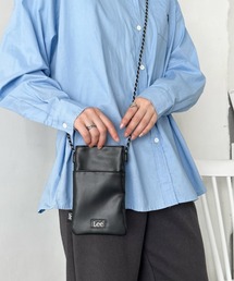 Lee | Lee/リー フェイクレザー ミニショルダー/スマホショルダー/メタルプリント(ショルダーバッグ)