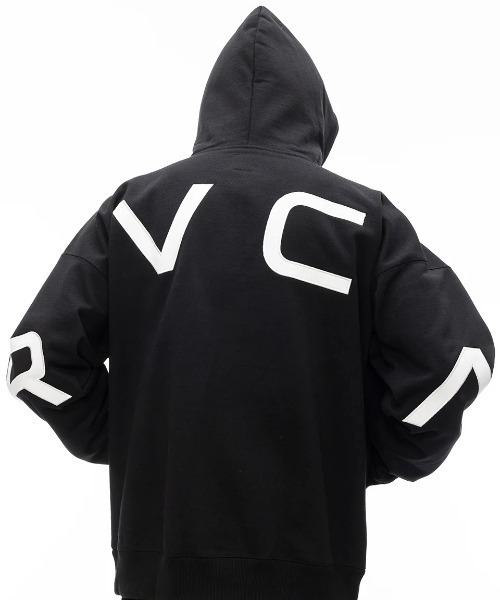RVCA(ルーカ)の「【RVCA/ルーカ】24AW FAKE RVCA ZIP HD/バックプリントビッグロゴジップアップパーカー・フーディー(パーカー・メンズ・ブラック・MEDIUM)」の1枚目の写真