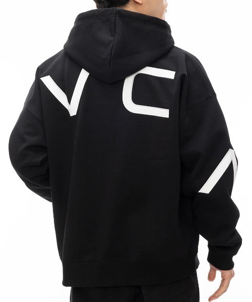 RVCA(ルーカ)の「【RVCA/ルーカ】24AW FAKE RVCA ZIP HD/バックプリントビッグロゴジップアップパーカー・フーディー(パーカー・メンズ・ブラック・MEDIUM)」の2枚目の写真