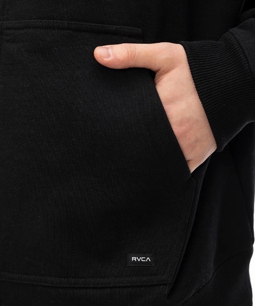 RVCA(ルーカ)の「【RVCA/ルーカ】24AW FAKE RVCA ZIP HD/バックプリントビッグロゴジップアップパーカー・フーディー(パーカー・メンズ・ブラック・MEDIUM)」の5枚目の写真