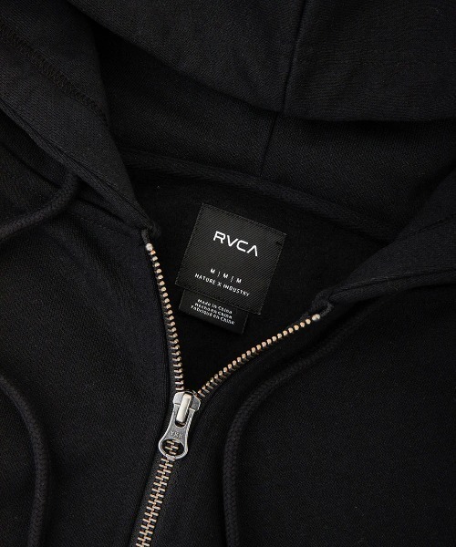 RVCA(ルーカ)の「【RVCA/ルーカ】24AW FAKE RVCA ZIP HD/バックプリントビッグロゴジップアップパーカー・フーディー(パーカー・メンズ・ブラック・MEDIUM)」の7枚目の写真
