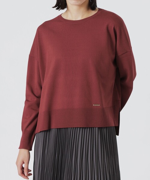 タグ付き LOVELESS ラブレス タートルネックニット カシミヤ混 赤 M