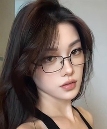 SHEPP（シープ）の「レトロスクエア メタルフレームメガネ（メガネ）」