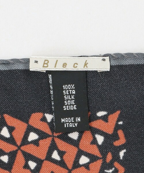 green label relaxing（グリーンレーベルリラクシング）の「＜Bleck＞ジオメトリック ツイル ポケットチーフ（ポケットチーフ・メンズ・ベージュ/ブラック・FREE）」の10枚目の写真