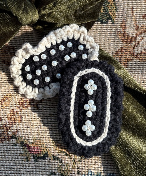 kutir(クティール)の「kutirlune/ニットヘアピン(ヘアピン・レディース・ブラック系/ブラック・FREE)」の7枚目の写真