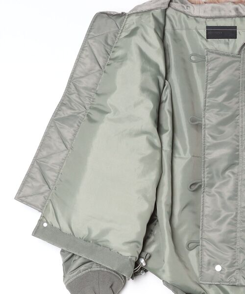ADAM PATEK（アダムパテック）の「【ADAMPATEK/アダムパテック】N2B&N3B mix design  jacket（ミリタリージャケット・メンズ・ブラック/オリーブ・2/1）」の15枚目の写真