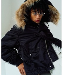 ADAM PATEK（アダムパテック）の「【ADAMPATEK/アダムパテック】N2B&N3B mix design  jacket（ミリタリージャケット）」