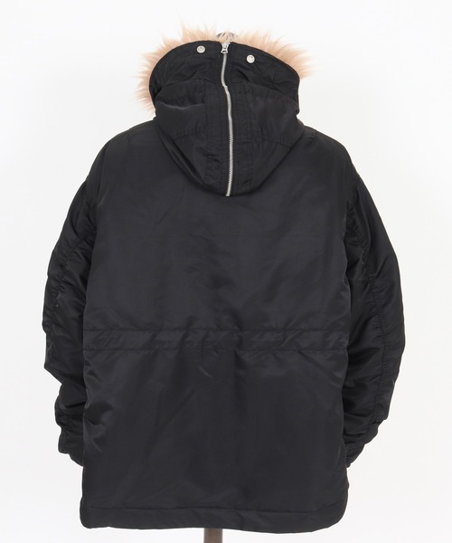 ADAM PATEK（アダムパテック）の「【ADAMPATEK/アダムパテック】N2B&N3B mix design  jacket（ミリタリージャケット・メンズ・ブラック/オリーブ・2/1）」の10枚目の写真