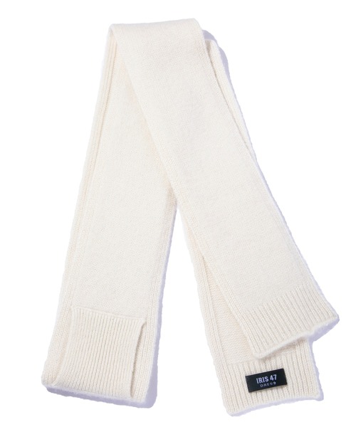 IRIS47(イリスフォーセブン)の「【IRIS 47】cashmere tie stole/カシミア タイ ストール dress31(ストール/ショール・レディース・ライトブルー/ブラック/ホワイト・FREE)」の5枚目の写真