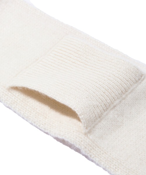 IRIS47(イリスフォーセブン)の「【IRIS 47】cashmere tie stole/カシミア タイ ストール dress31(ストール/ショール・レディース・ライトブルー/ブラック/ホワイト・FREE)」の7枚目の写真