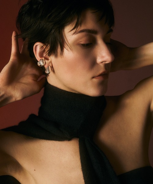 IRIS47(イリスフォーセブン)の「【IRIS 47】cashmere tie stole/カシミア タイ ストール dress31(ストール/ショール・レディース・ライトブルー/ブラック/ホワイト・FREE)」の8枚目の写真