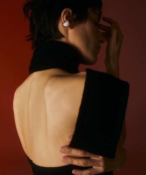 IRIS47(イリスフォーセブン)の「【IRIS 47】cashmere tie stole/カシミア タイ ストール dress31(ストール/ショール・レディース・ライトブルー/ブラック/ホワイト・FREE)」の10枚目の写真