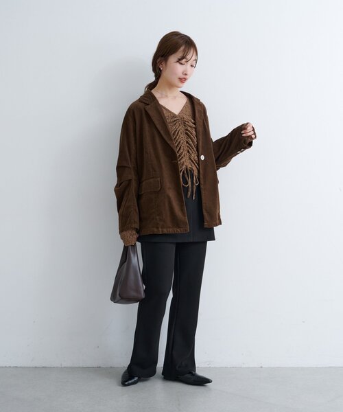 セットアップ対応】B コーデュロイジャケット（テーラードジャケット