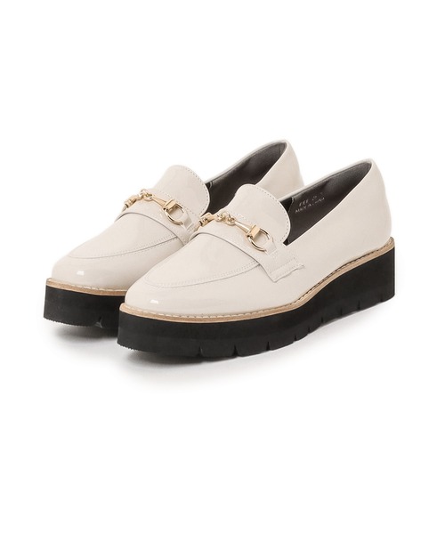 Balancoire(ブランコアール)の「Balancoire(ブランコワール) 防水 晴雨兼用 厚底ビットローファー(ローファー・レディース・モカ/プラチナム/ブラック系その他/アイボリー・23.5cm/24.0cm/24.5cm/25.0cm/22.5cm/23.0cm)」の9枚目の写真