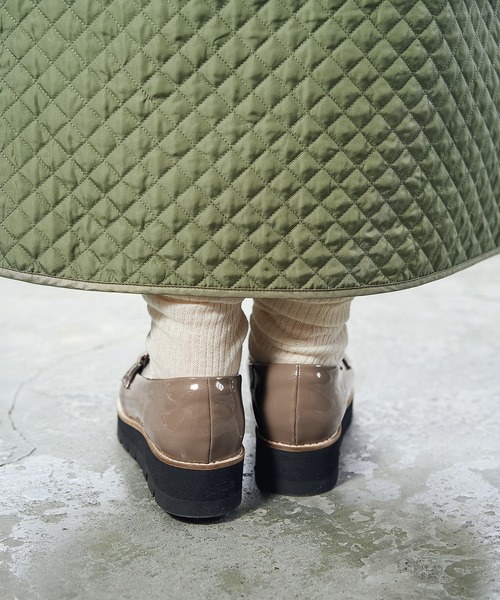 Balancoire(ブランコアール)の「Balancoire(ブランコワール) 防水 晴雨兼用 厚底ビットローファー(ローファー・レディース・モカ/プラチナム/ブラック系その他/アイボリー・23.5cm/24.0cm/24.5cm/25.0cm/22.5cm/23.0cm)」の18枚目の写真