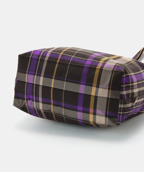 IENA（イエナ）の「GRUPPOCINQUEカラーチェックトート（トートバッグ・レディース・パープル・FREE）」の8枚目の写真