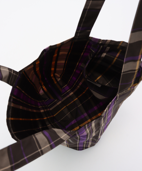 IENA（イエナ）の「GRUPPOCINQUEカラーチェックトート（トートバッグ・レディース・パープル・FREE）」の9枚目の写真