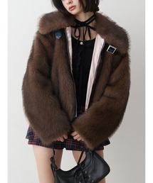 美品⭐︎CLATHAS ファー付きコート 38 ブラック 春秋冬◎ 人気 高級感 ファーコート」に該当するファッション通販 - ZOZOTOWN