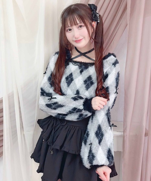 セール】チビリボンケープ風ニット（ニット/セーター）｜MA*RS