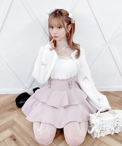 セール】チビリボンケープ風ニット（ニット/セーター）｜MA*RS