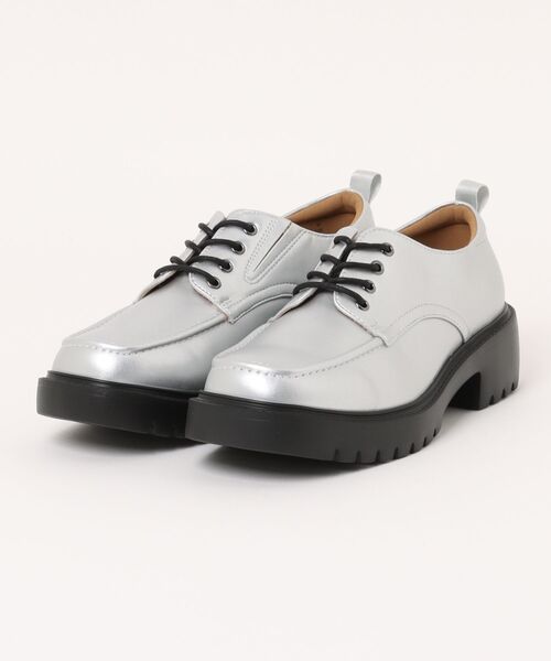 ABC-MART(エービーシーマート)の「ABC SELECT エービーシーセレクト TRACK OXFORD 5 トラックオックスフォード W5065 SILVER(パンプス・レディース・シルバー・X-LARGE/LARGE/MEDIUM/SMALL)」の1枚目の写真