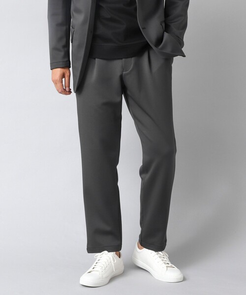 NOLLEY’S（ノーリーズ）の「【ACTIVE SECT】《セットアップ》ダブルニットスーツ ジャケット&パンツ 25AW（セットアップ・メンズ・ダークネイビー/チャコールグレー・S/M/L/XL）」の3枚目の写真