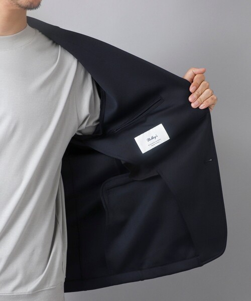 NOLLEY’S（ノーリーズ）の「【ACTIVE SECT】《セットアップ》ダブルニットスーツ ジャケット&パンツ 25AW（セットアップ・メンズ・ダークネイビー/チャコールグレー・S/M/L/XL）」の14枚目の写真
