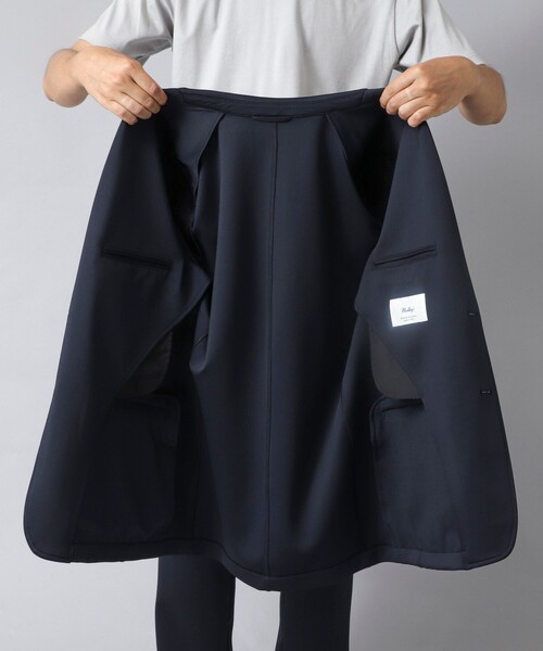 NOLLEY’S（ノーリーズ）の「【ACTIVE SECT】《セットアップ》ダブルニットスーツ ジャケット&パンツ 25AW（セットアップ・メンズ・ダークネイビー/チャコールグレー・S/M/L/XL）」の16枚目の写真