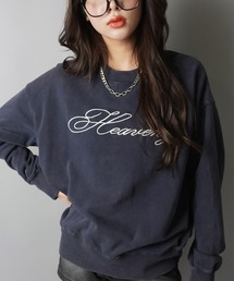 裏毛スウェット/立体ロゴ