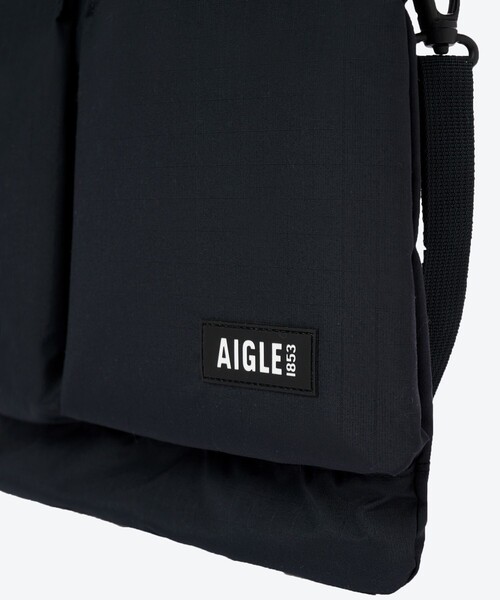 AIGLE（エーグル）の「撥水リサイクルナイロン 2way ショルダートートバッグ RP（トートバッグ・レディース・ブラック・FREE）」の6枚目の写真