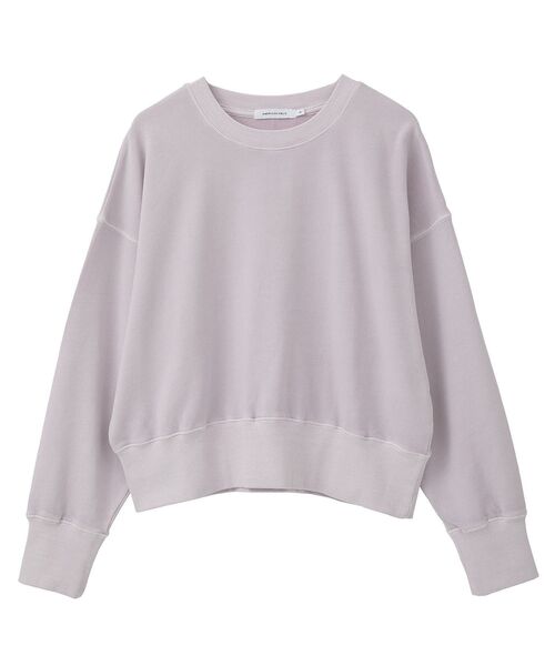 【着用回数(少)】 yori 速乾裏毛プルオーバー グレー AMERICAN HOLIC（アメリカンホリック）の「ピグメント裏毛プルオーバー