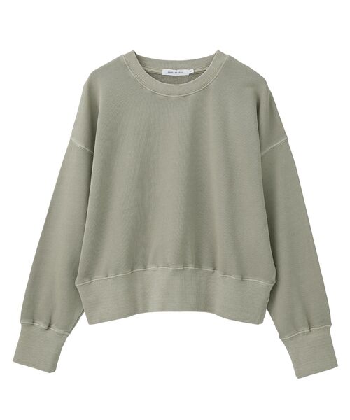 AMERICAN HOLIC（アメリカンホリック）の「ピグメント裏毛プルオーバー（スウェット・レディース・グレイッシュベージュ/チャコールグレー/ラベンダー/ダークネイビー・M/L）」の20枚目の写真