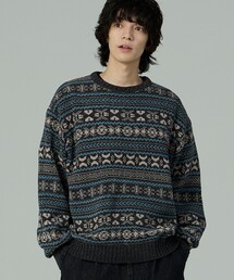 s.k.k　Pニット　グレー tk.TAKEO KIKUCHI（ティーケータケオキクチ） 長袖ニット 03