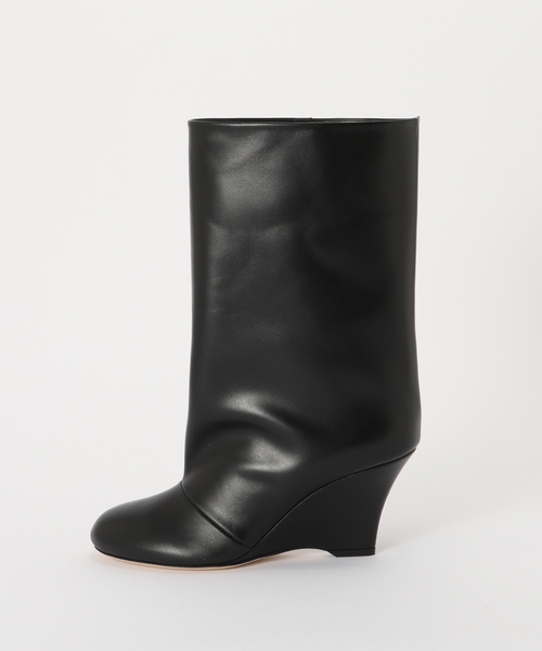 Noble(ノーブル)の「BRENTELLA/ブレンテッラ ウェッジソールミドルブーツ(ブーツ・レディース・ブラック・36/37/38)」の11枚目の写真